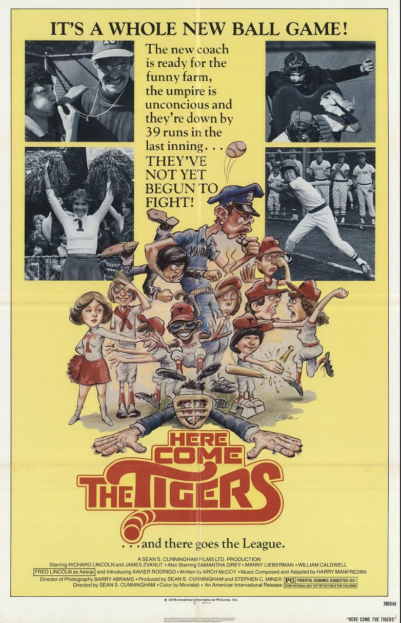 Here Come the Tigers movie poster from May 26, 1978