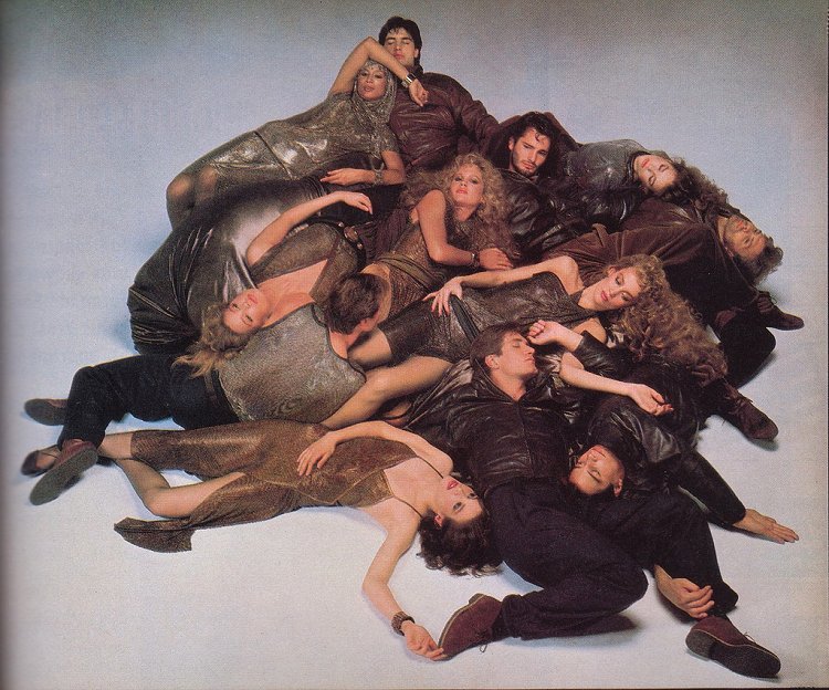 Mircea Oprea in Vogue for Gianni Versace spread by Richard Avedon - 1982