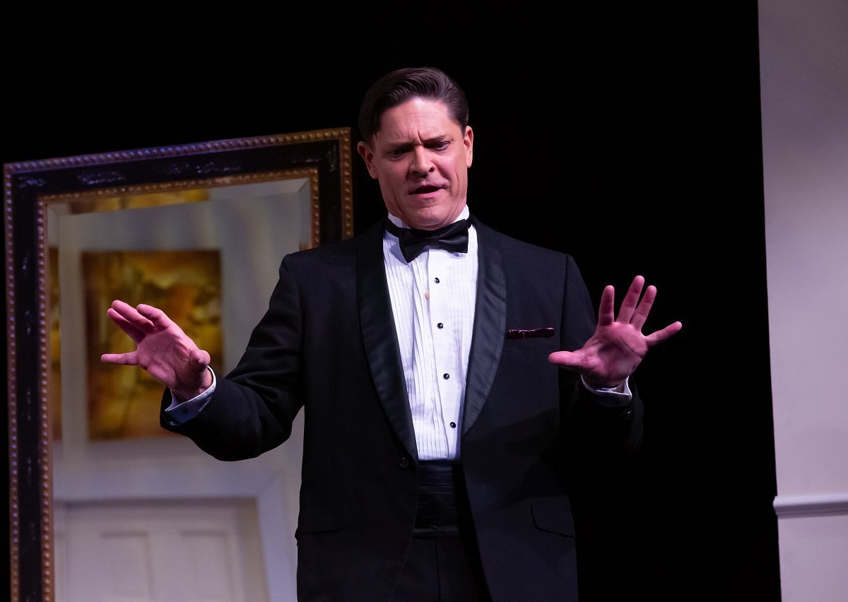 Mircea Oprea performing at the Wheeler Opera House as Lenny Ganz in Neil Simon's Rumors in Aspen CO - photo by Peggy Wilkie